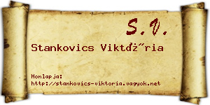 Stankovics Viktória névjegykártya