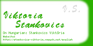 viktoria stankovics business card